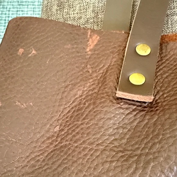 Portland Leather COLD BREW Brown Tote Bag USED - Picture 8 of 9